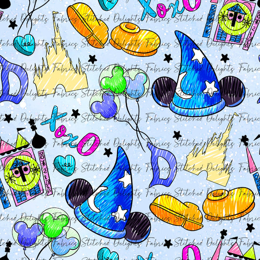 Minnie & Mickey Blue Accessories