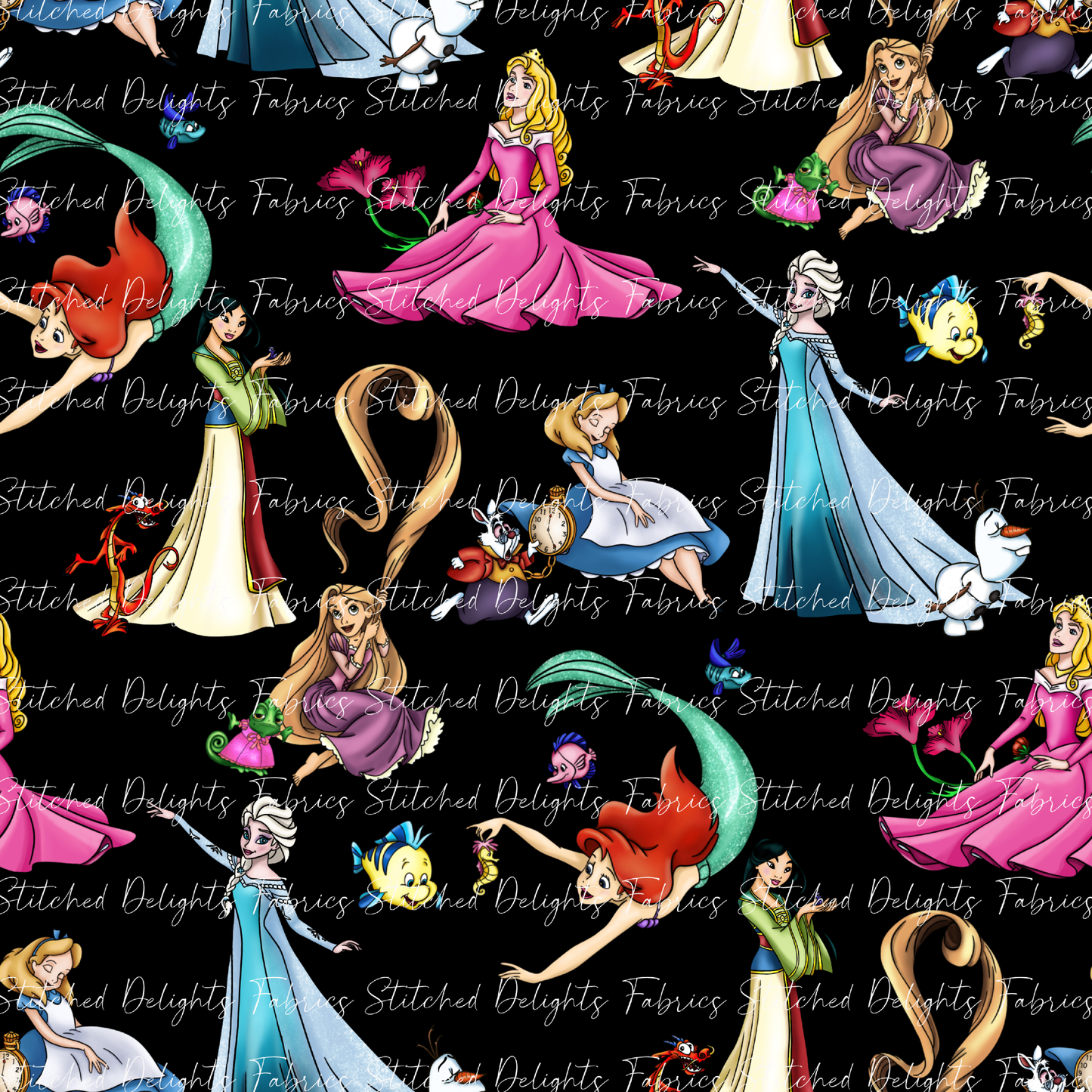 Princess Heels Scattered Princesses Clear Vinyl