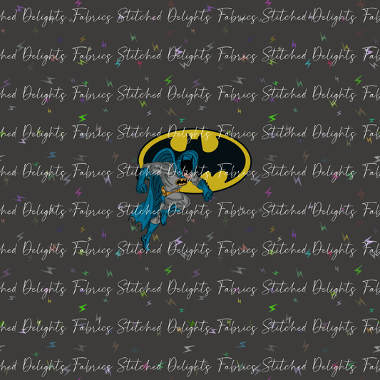 Batman Lightning Bolts Panel