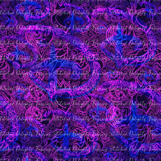 Descendants Neon Background