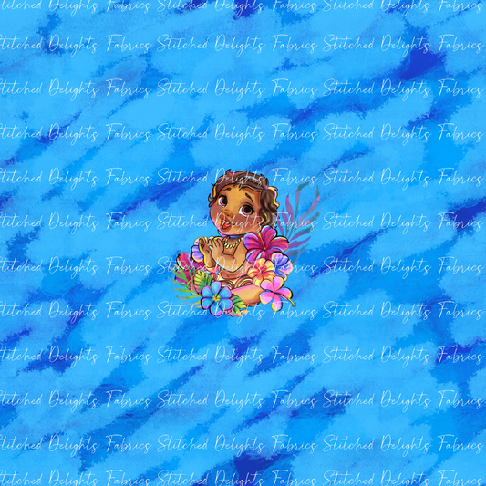 Moana 2 Whistling Wind Simea Floral Panel