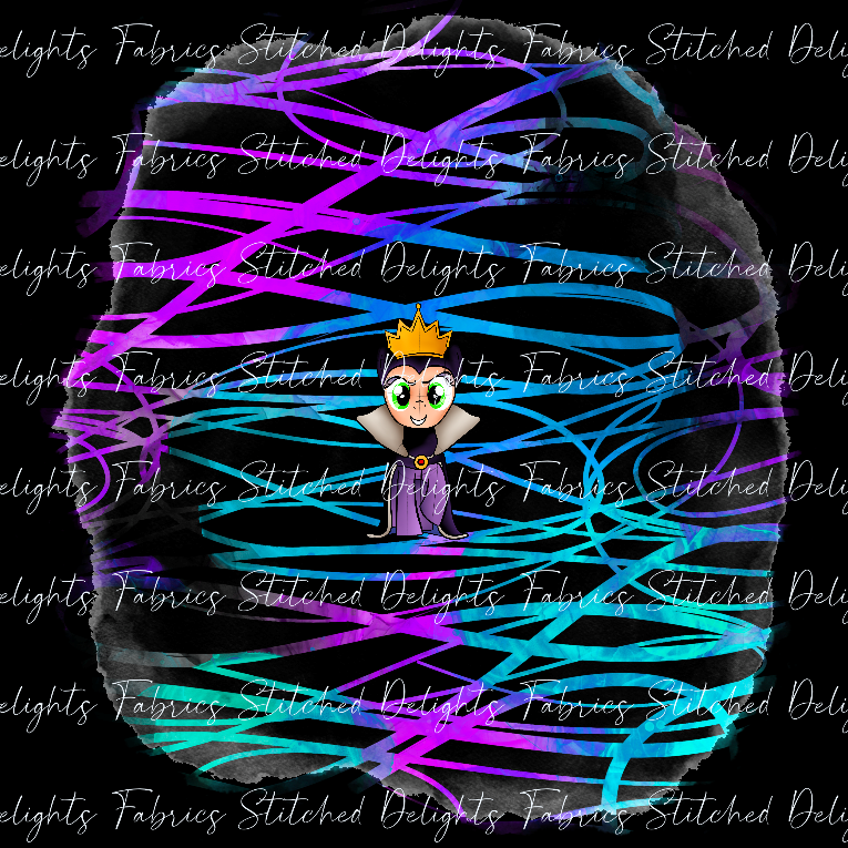 Nefarious Ponies Evil Queen Scribble Panel