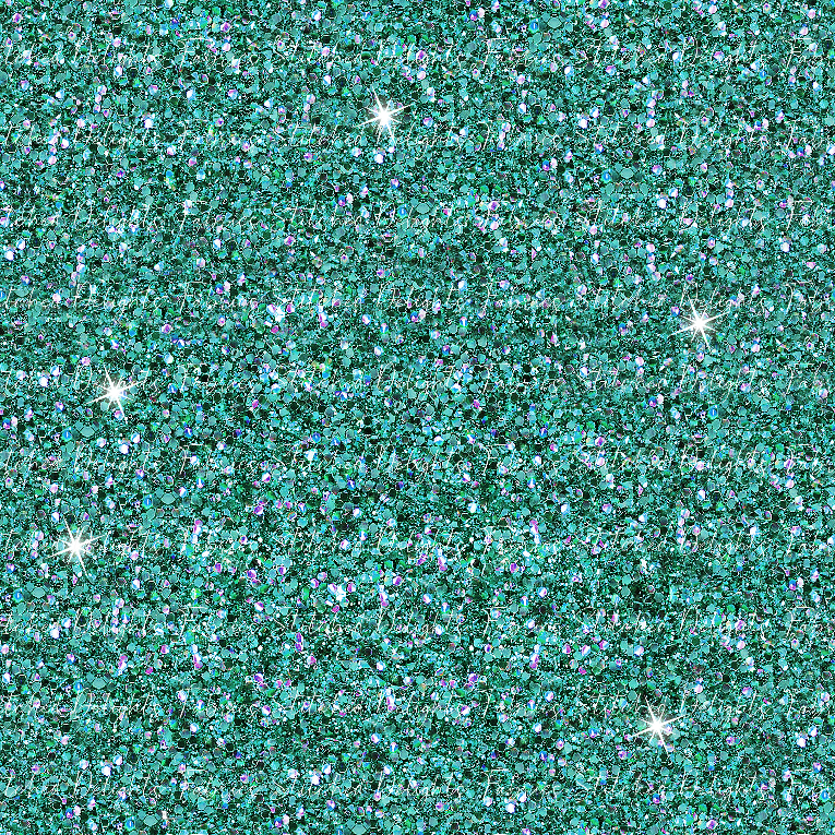 Spring Teal Glitter