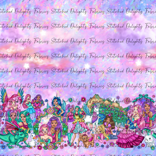 Barbie's Magical Touch Border Mystical Clouds