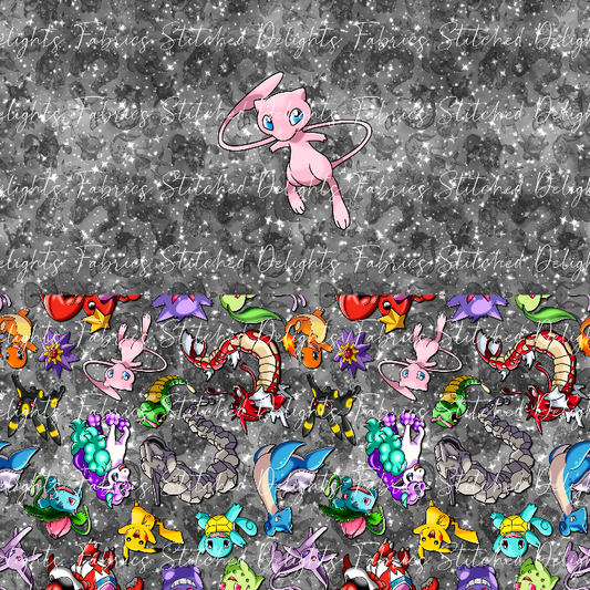 Playing Poke Mew B&W Galaxy Undie Panel
