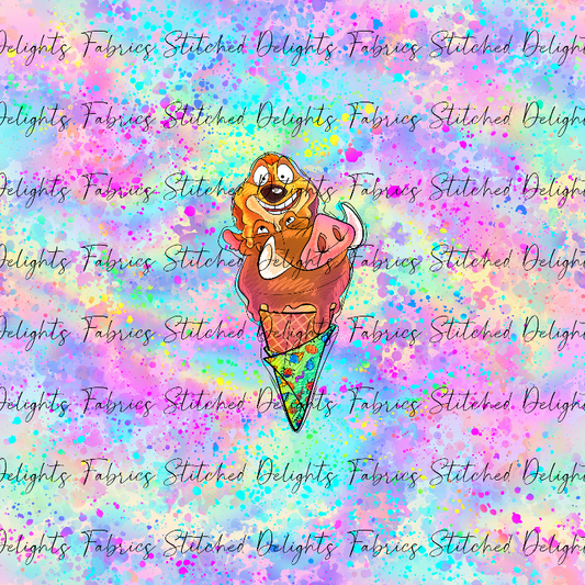 Meerkat & Pig Icecream Panel