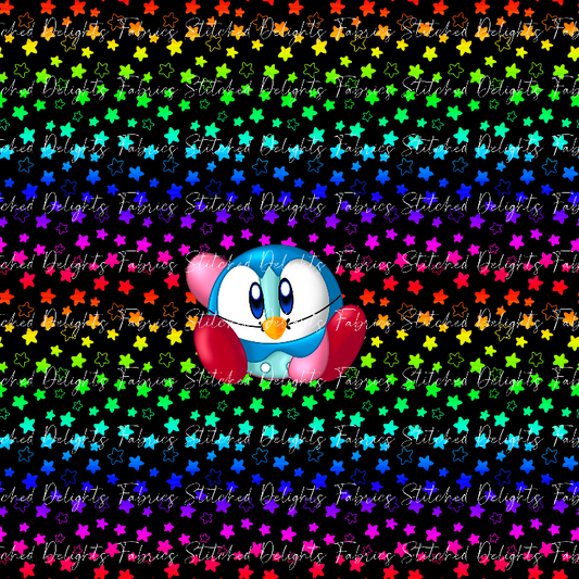 Kirby Dress Up Rainbow Stars Piplup Panel