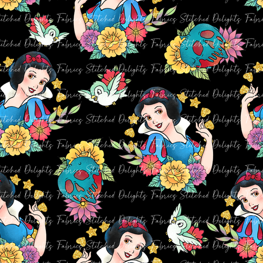 Princess Tattoos Snow White Clear Vinyl