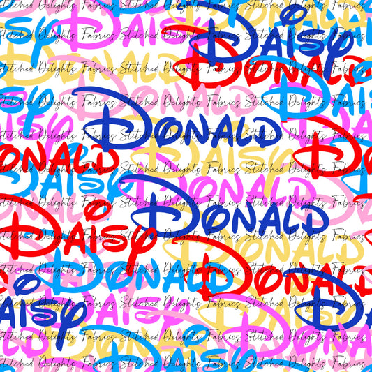 Daisy & Donald Autographs Co-Ord