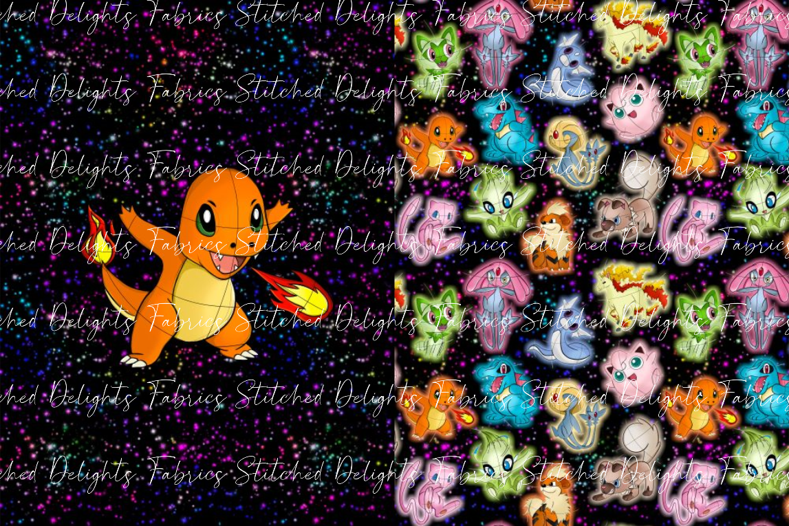 Bright & Shiny Charmander Blanket Panels