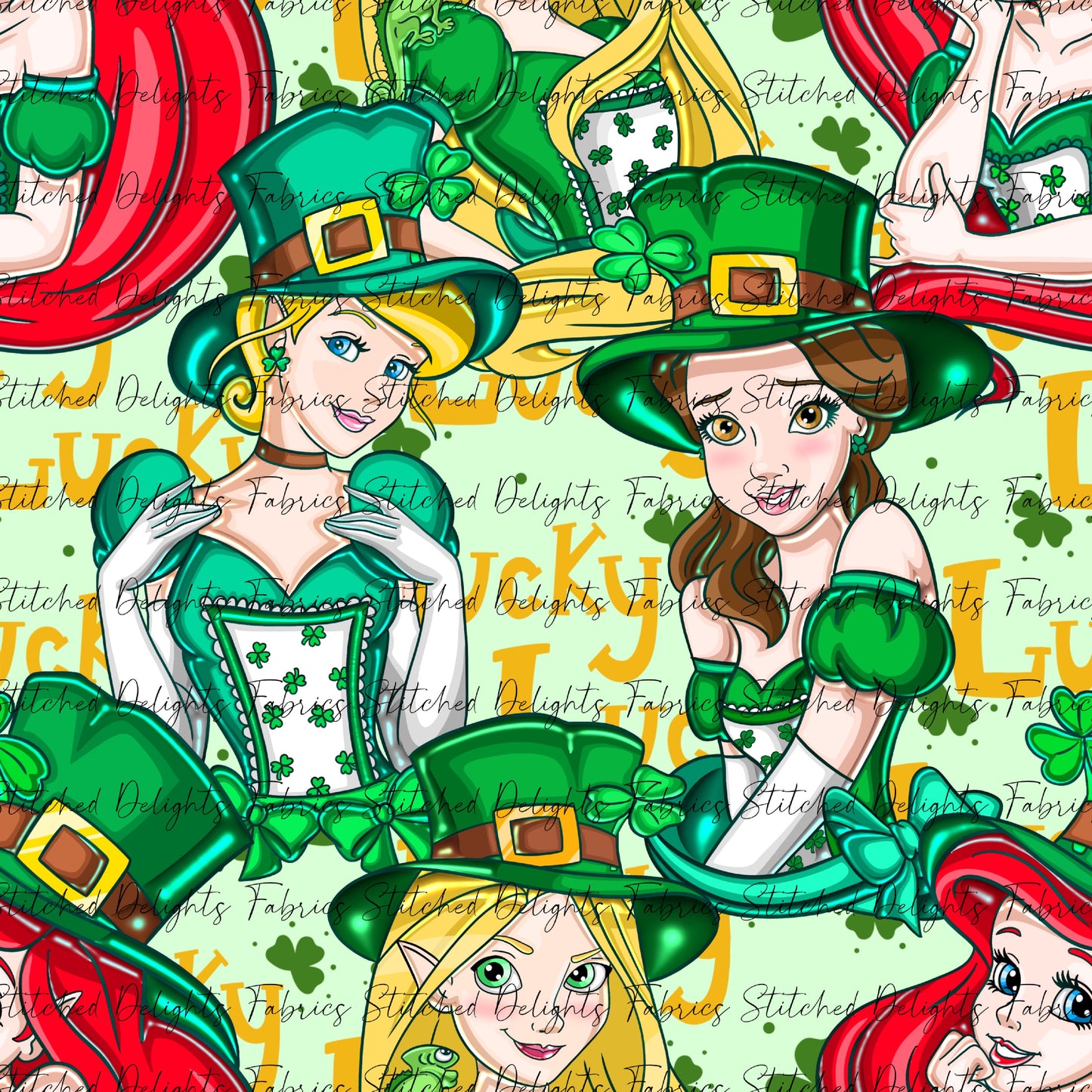 St Patricks Princesses Green Lucky