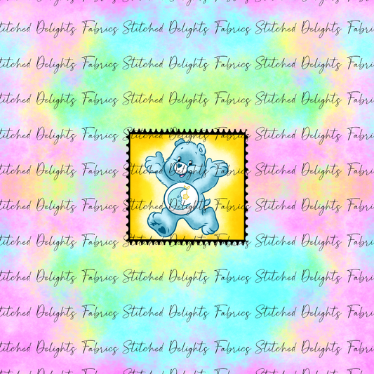 Care Bear Stamps Holographic Bedtime Bear Panel