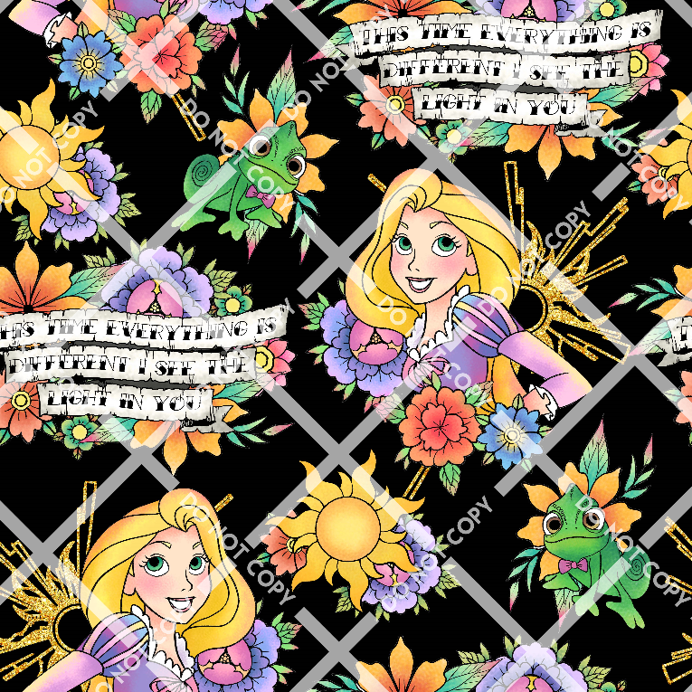 Princess Tattoos Rapunzel Banner