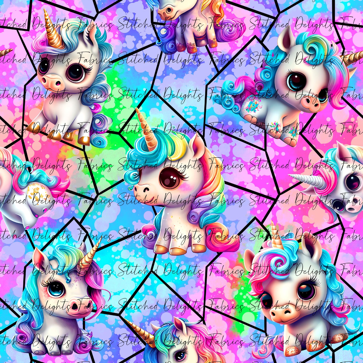 Cute Unicorns Pastel
