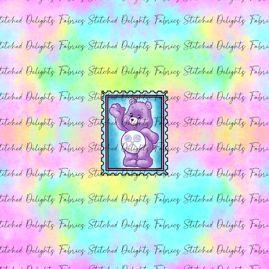 Care Bear Stamps Holographic Share Bear Panel