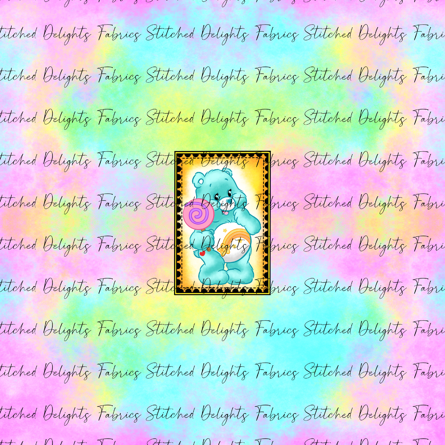 Care Bear Stamps Holographic Wish Bear Panel