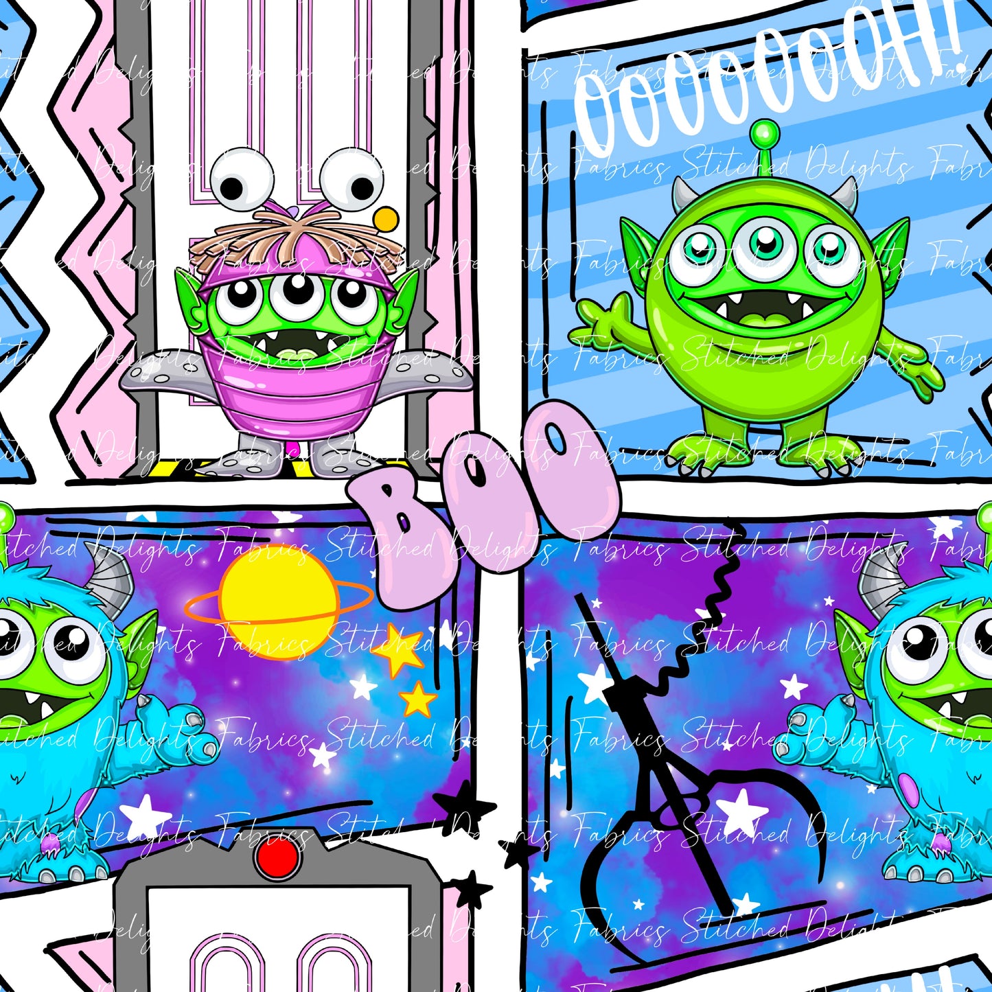 Alien Monsters Comic