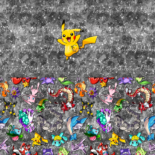 Playing Poke Pika B&W Galaxy Undie Panel