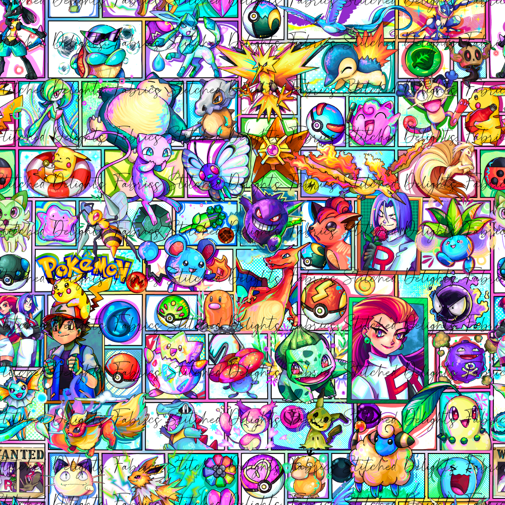 Pocket Monsters Stacked 3