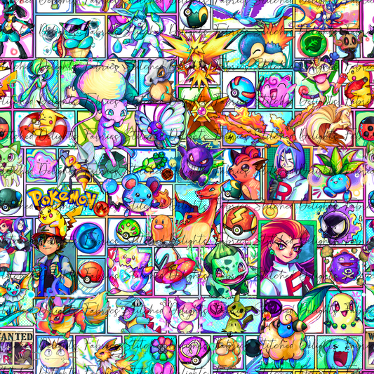 Pocket Monsters Stacked 3