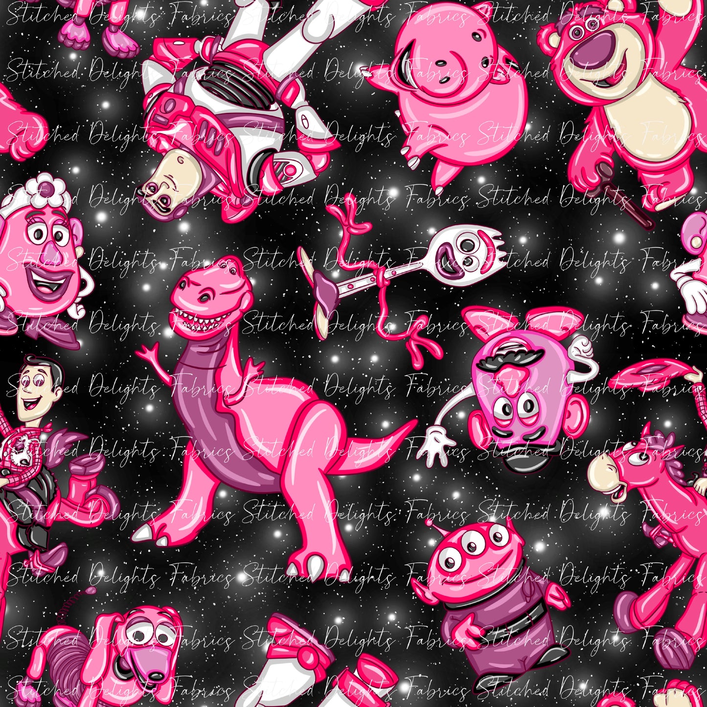 Toy Story Pink Black