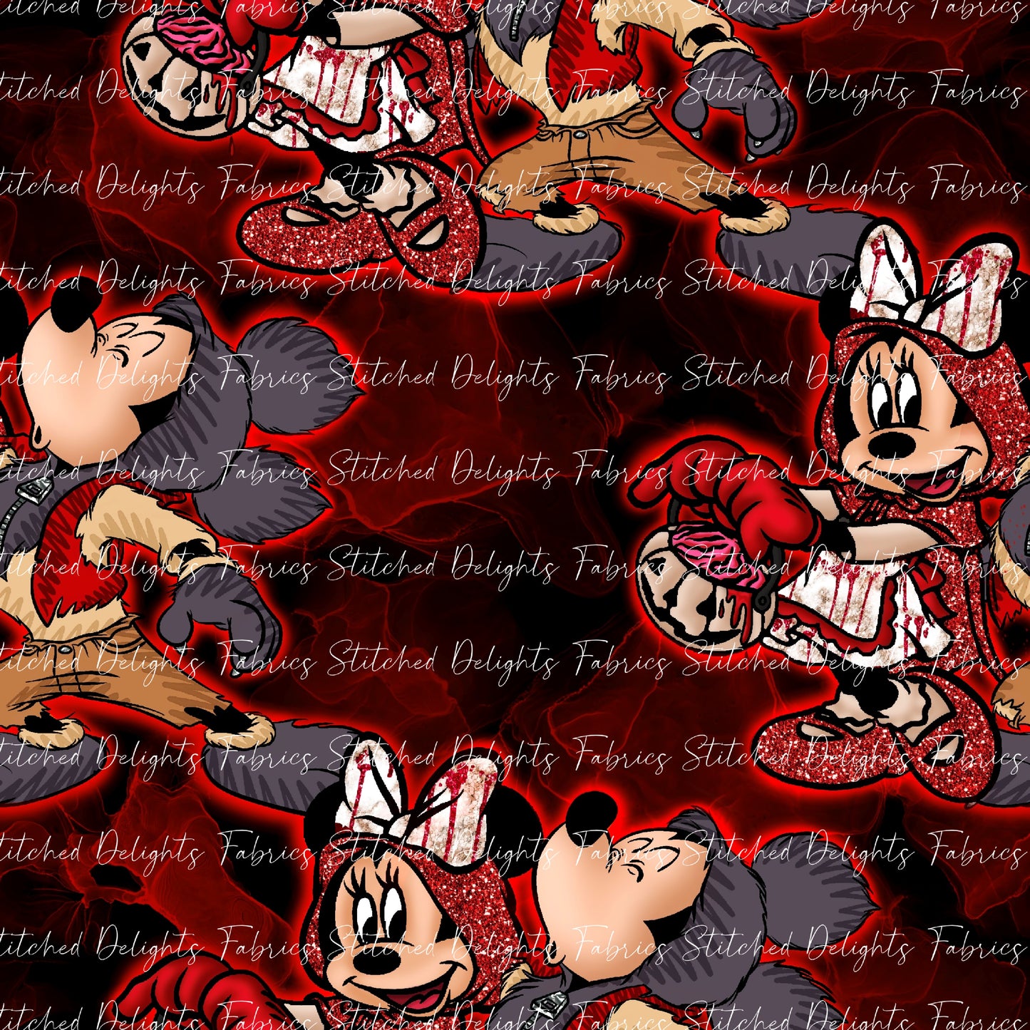 Red Wolf Minnie Mickey