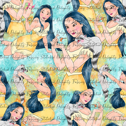 Watercolour Pocahontas