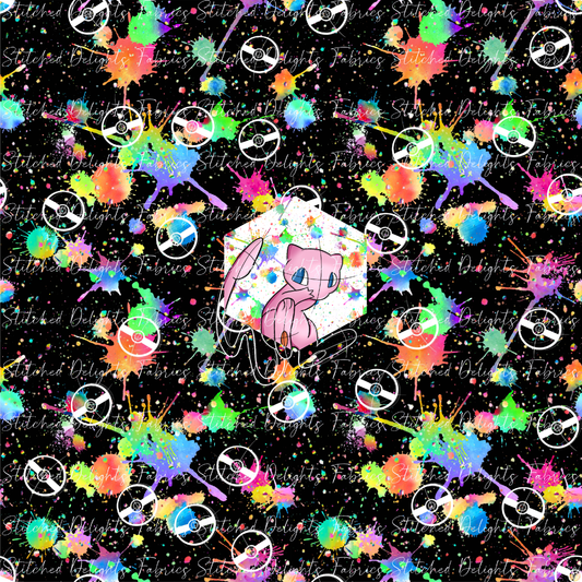 Black Rainbow Splat Mew Panel