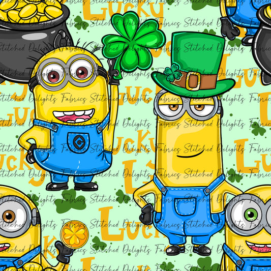 St Patricks Minions Green Lucky