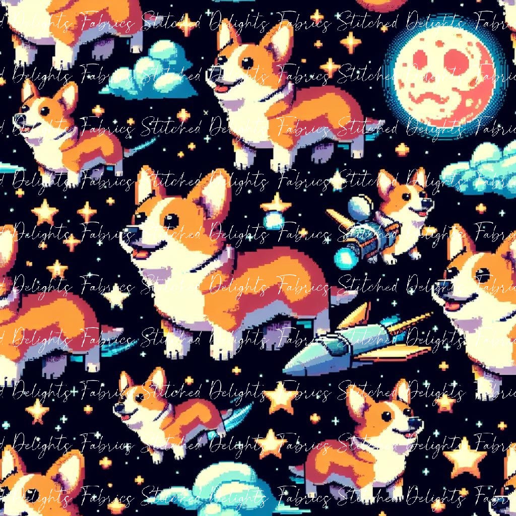 Corgi's & Rockets In Space