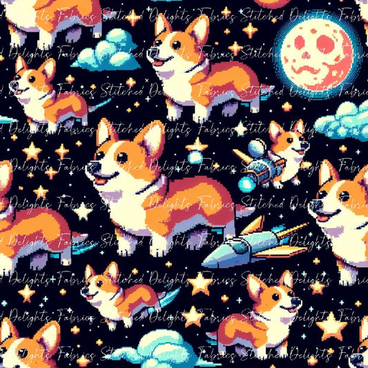 Corgi's & Rockets In Space