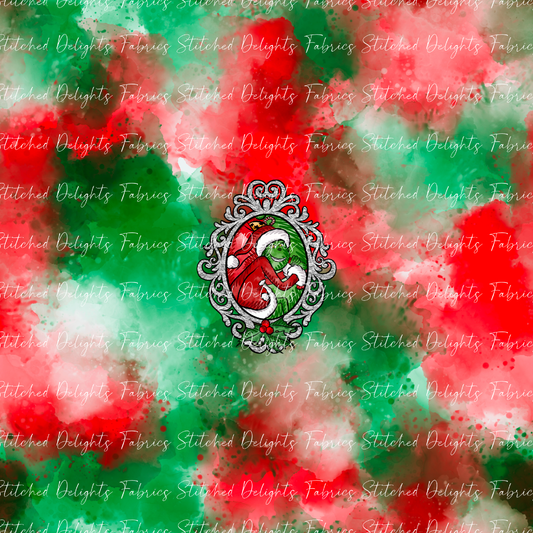 Grinchy Portraits Santa Panel