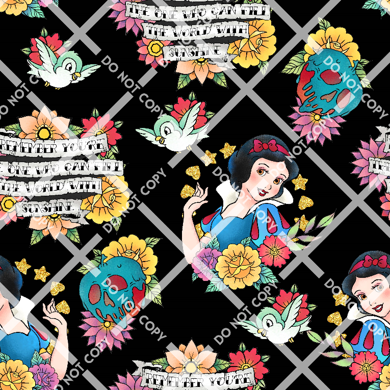 Princess Tattoos Snow Banner