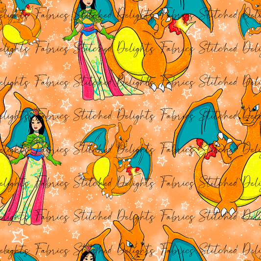 Poke Princess Mulan & Charizard