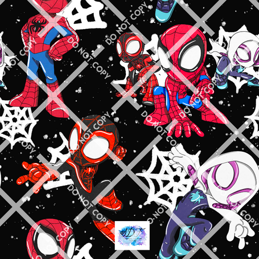 Spidey & Friends Black