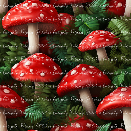 Red Cap Mushrooms