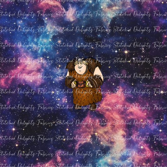 HTTYD Celestial Galaxy Fishlegs Panel