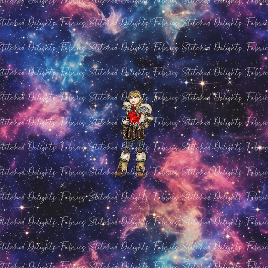 HTTYD Celestial Galaxy Astrid Panel