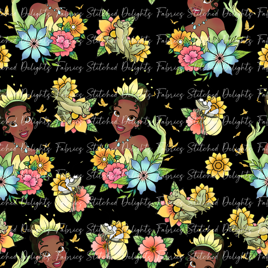 Princess Tattoos Tiana Clear Vinyl