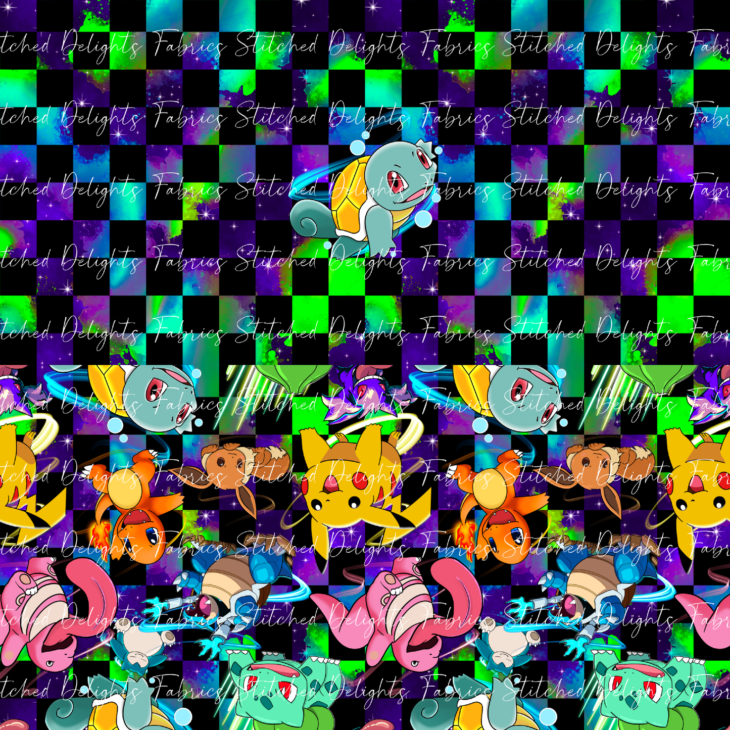 Galaxy Checks Squirtle Undie Panels