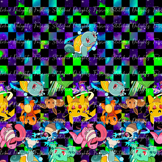 Galaxy Checks Squirtle Undie Panels