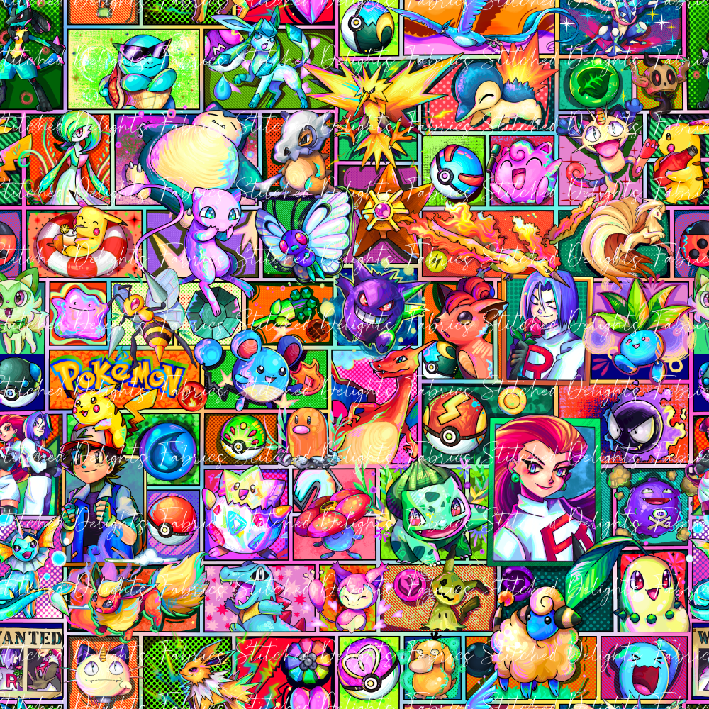 Pocket Monsters Stacked 4