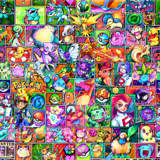 Pocket Monsters Stacked 4