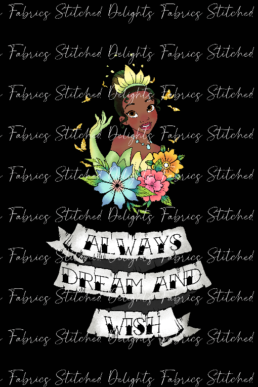 Princess Tattoos Tiana Blanket Panels