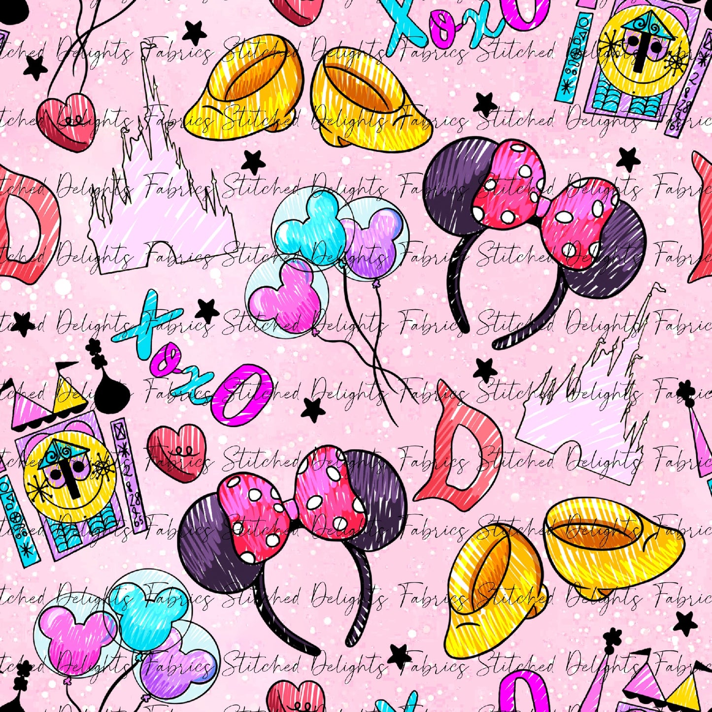 Minnie & Mickey Pink Accessories