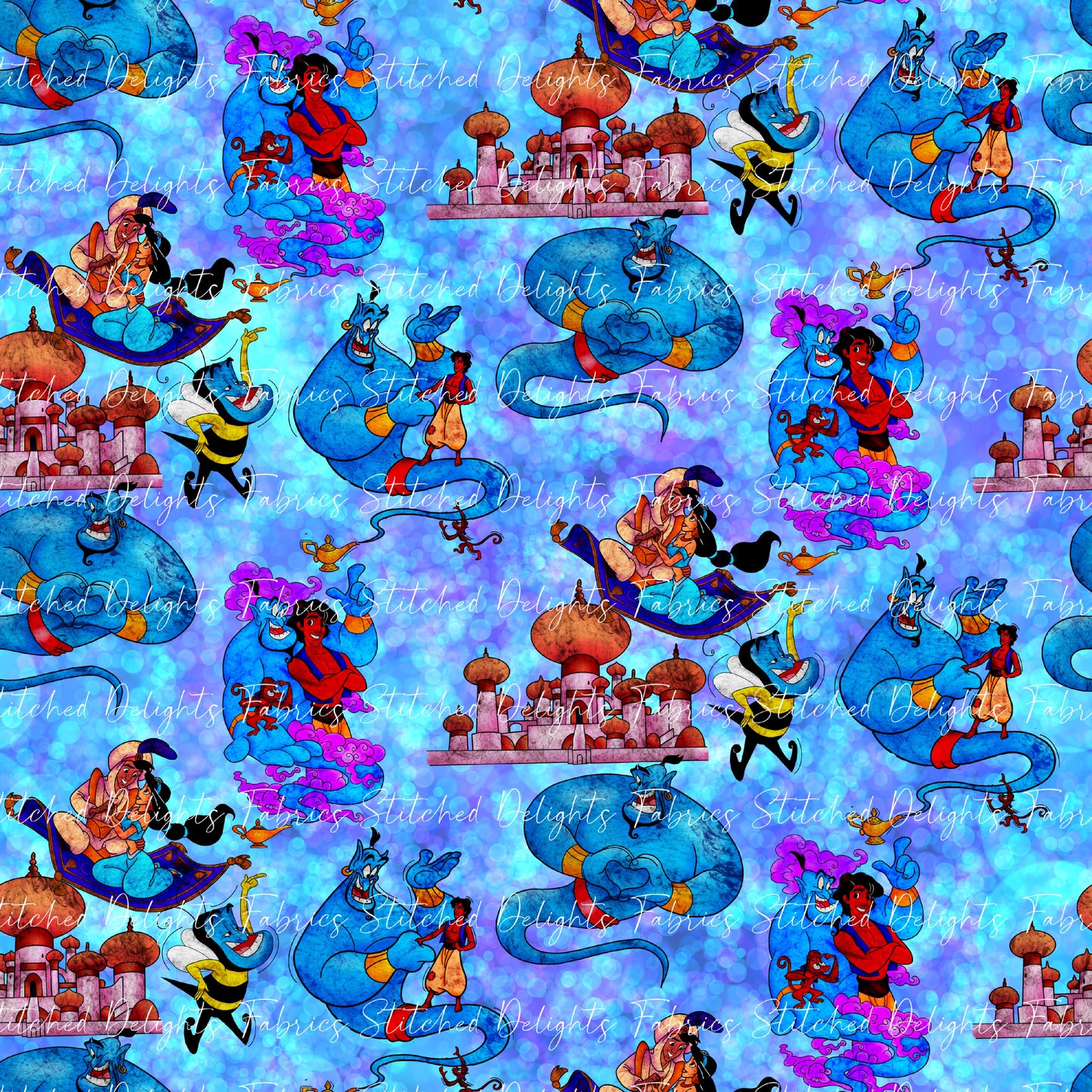 Genie In A Lamp Magic Carpet Ride Light Blue