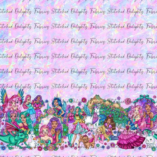 Barbie's Magical Touch Border Pink Gem