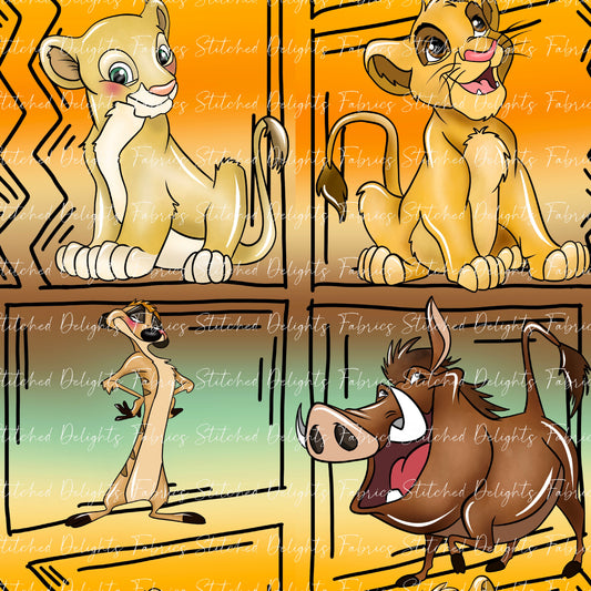 Lion King Comic Ombre