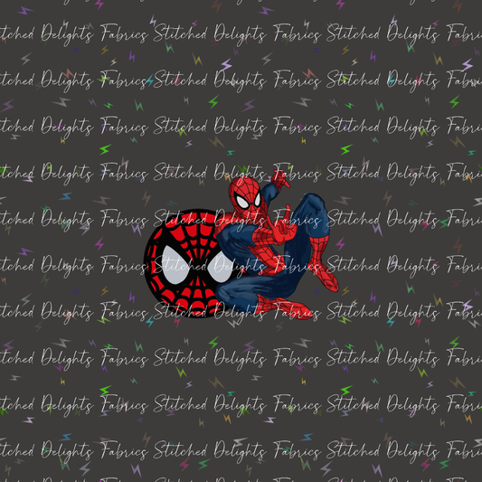 Spiderman Lightning Bolts Panel