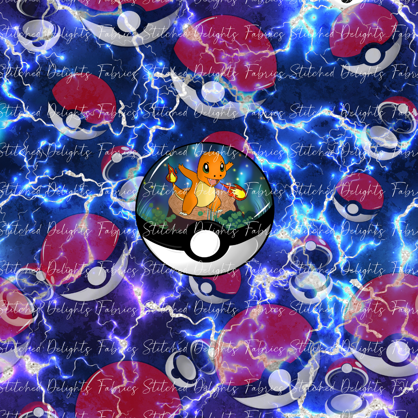 Poke Ball Habitats Charmander Lightning Panel